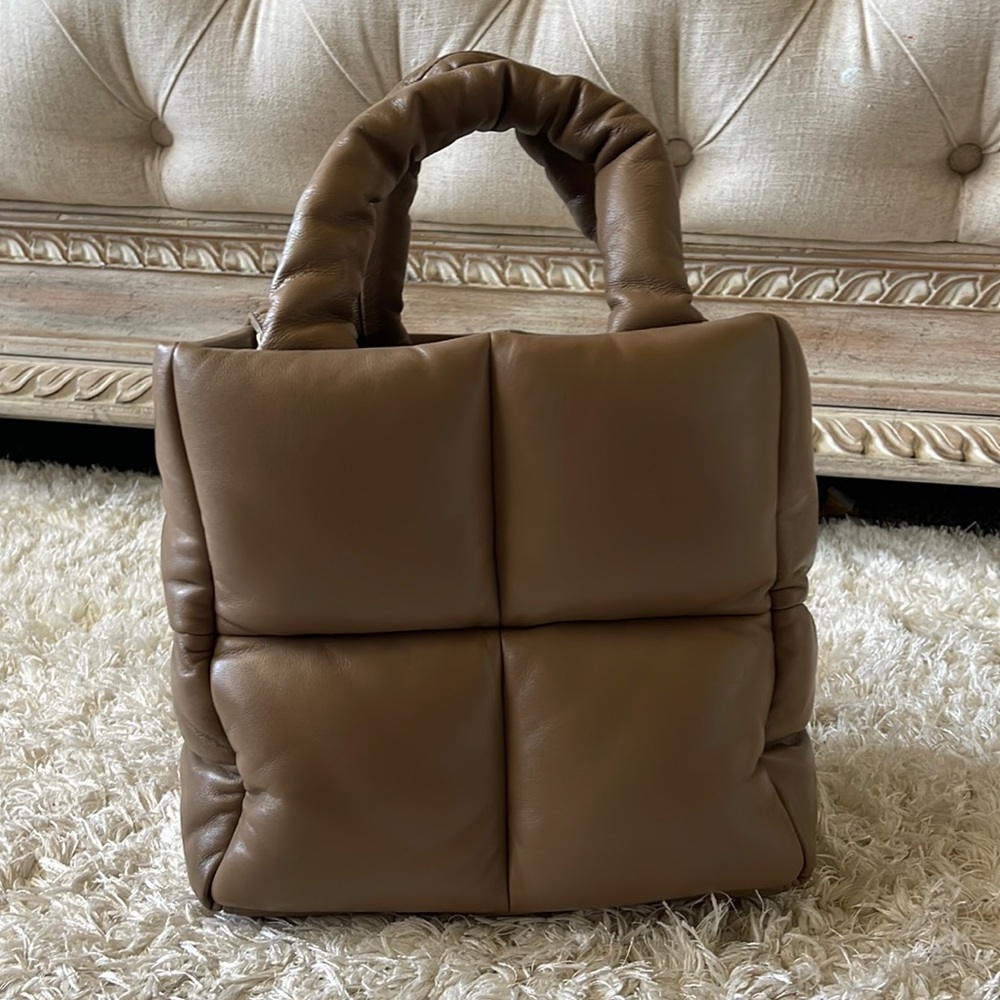 Stand Studio rosanne puffy LAMBSKIN leather bag